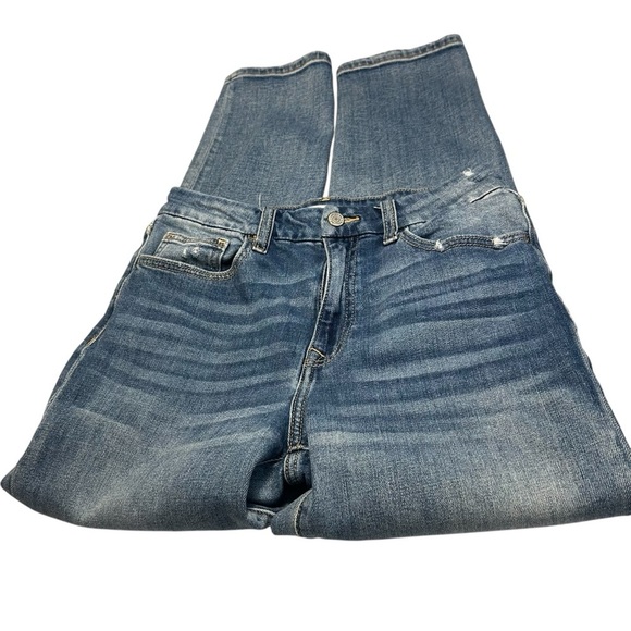 Willow-root the Mom Fit High Rise Straight Leg Jeans Sz 28 - Picture 6 of 15